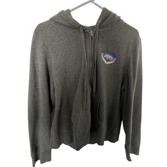 ECKO red zip up rhinestone hoodie Size XL - Picture 1 of 8